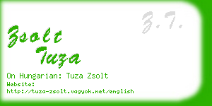 zsolt tuza business card